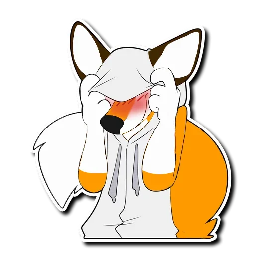 ☺️ Стикер «HaceTheFox» для Telegram