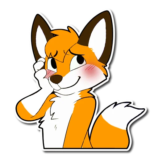 😳 Стикер «HaceTheFox» для Telegram
