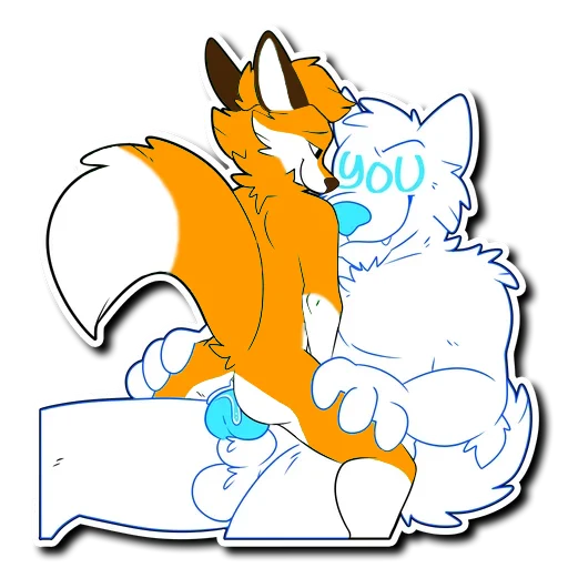 💦 Стикер «HaceTheFox» для Telegram