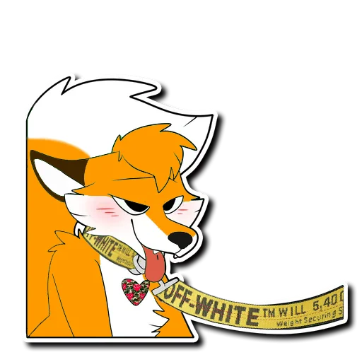 🐶 Стикер «HaceTheFox» для Telegram