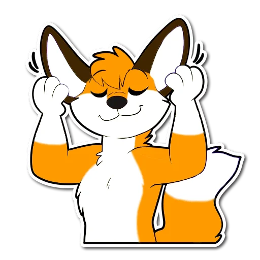 🙂 Стикер «HaceTheFox» для Telegram
