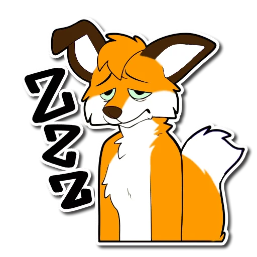 😪 Стикер «HaceTheFox» для Telegram