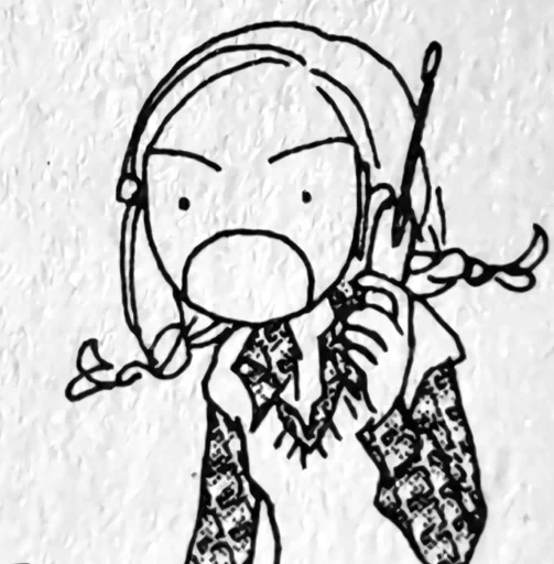 😧 Стикер «Hachi Manga» для Telegram