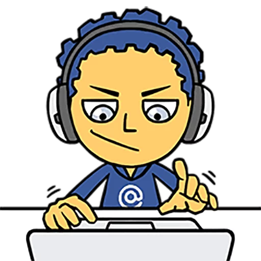 😎 Стикер «Hacker Boy» для Telegram