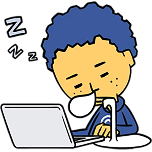 😴 Стикер «Hacker Boy» для Telegram