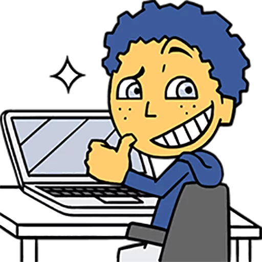 👍 Стикер «Hacker Boy» для Telegram