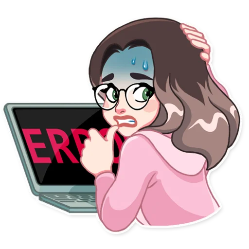 😰 Стикер «Hackerwoman» для Telegram