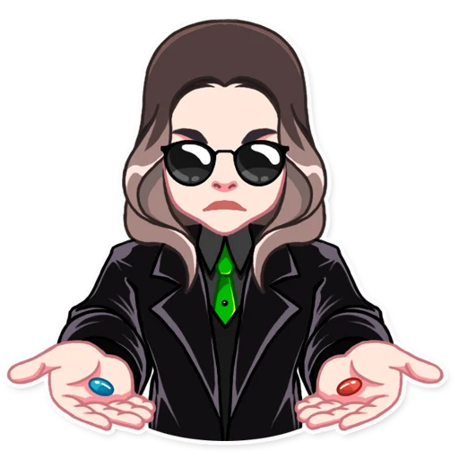 😎 Стикер «Hackerwoman» для Telegram