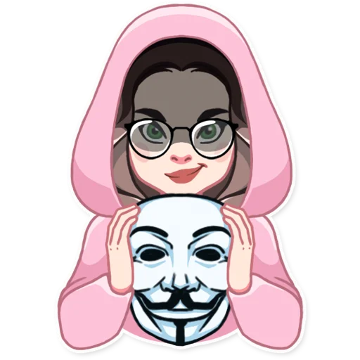 🦸‍♀️ Стикер «Hackerwoman» для Telegram