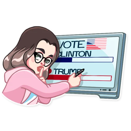 🤫 Стикер «Hackerwoman» для Telegram
