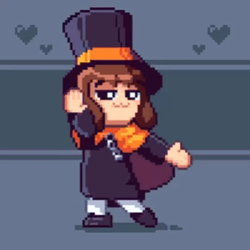 🎩 Стикер «Hat Kid A Hat in Time» для Telegram