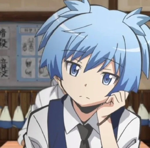 🫐 Стикер «Nagisa Shiota» для Telegram