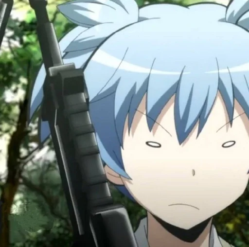 🫐 Стикер «Nagisa Shiota» для Telegram