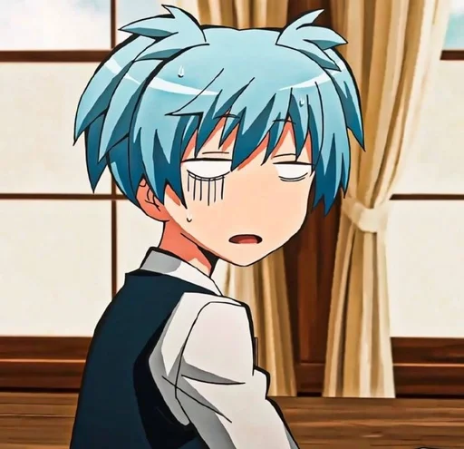 🫐 Стикер «Nagisa Shiota» для Telegram