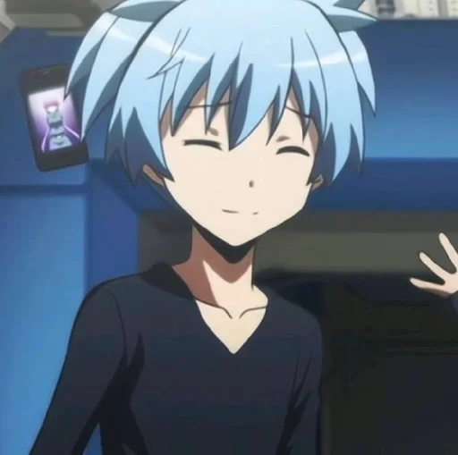 🫐 Стикер «Nagisa Shiota» для Telegram