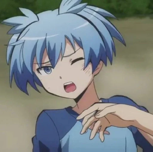 🫐 Стикер «Nagisa Shiota» для Telegram