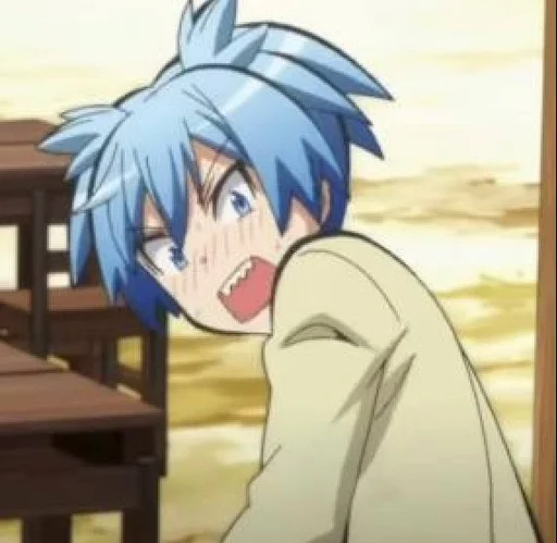 🫐 Стикер «Nagisa Shiota» для Telegram