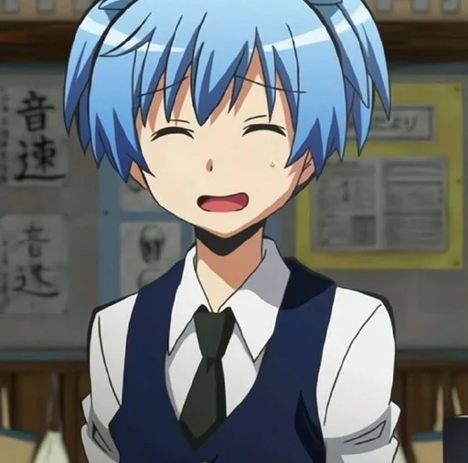 🫐 Стикер «Nagisa Shiota» для Telegram