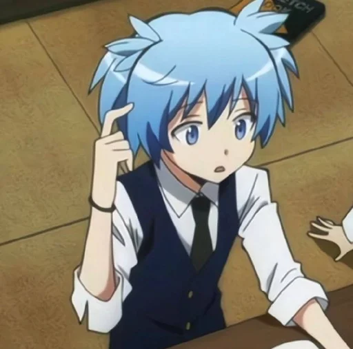 🫐 Стикер «Nagisa Shiota» для Telegram