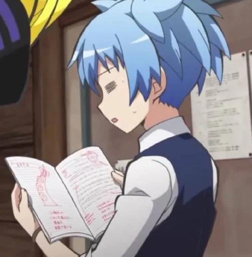 🫐 Стикер «Nagisa Shiota» для Telegram