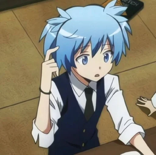 🫐 Стикер «Nagisa Shiota» для Telegram