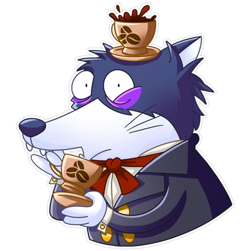 ☕️ Стикер «Хахаски Карл» для Telegram
