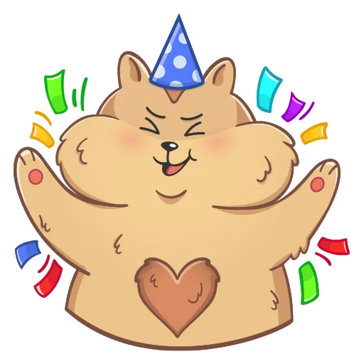 🥳 Стикер «ХОМАчёк» для Telegram