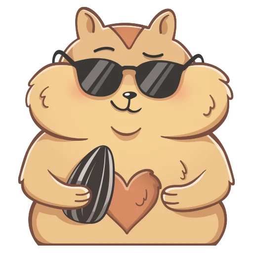 😎 Стикер «ХОМАчёк» для Telegram