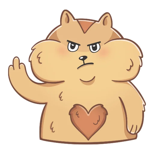 🖕 Стикер «ХОМАчёк» для Telegram