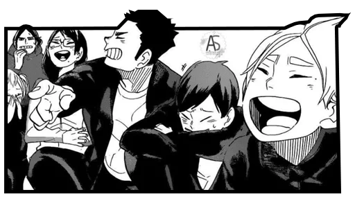 🤡 Стикер «Haikyuu!!!» для Telegram