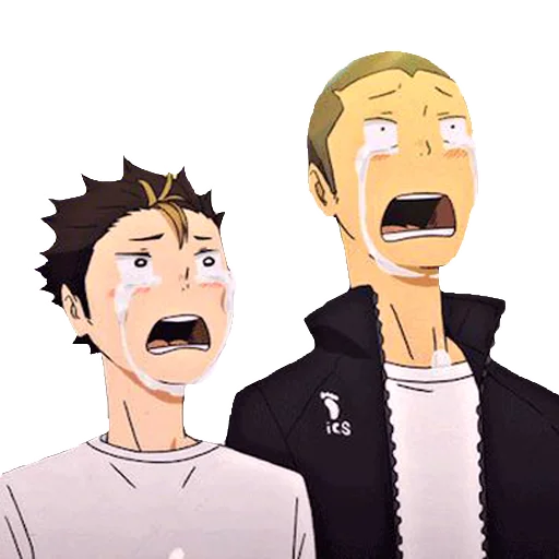 😭 Стикер «Haikyuu!!!» для Telegram