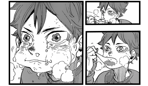 😭 Стикер «Haikyuu!!!» для Telegram