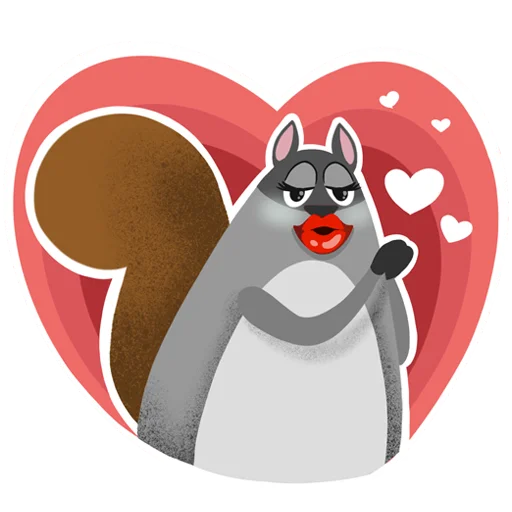 Стикерпак Шерстобелк для Telegram