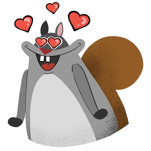💗 Стикер «Шерстобелк» для Telegram