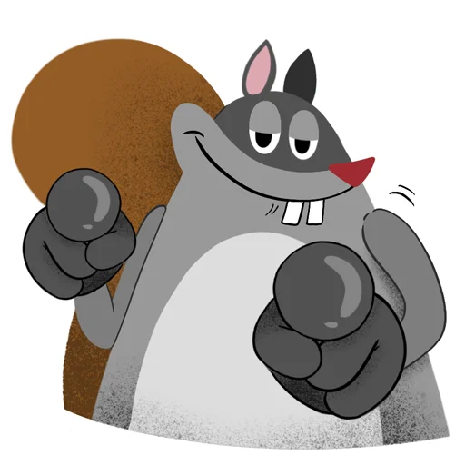 😏 Стикер «Шерстобелк» для Telegram