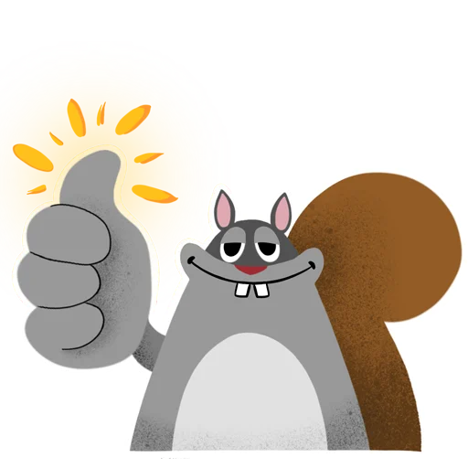 👍 Стикер «Шерстобелк» для Telegram