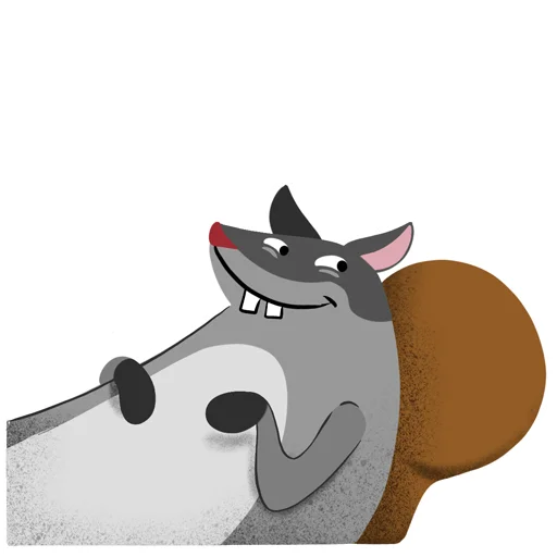 😄 Стикер «Шерстобелк» для Telegram