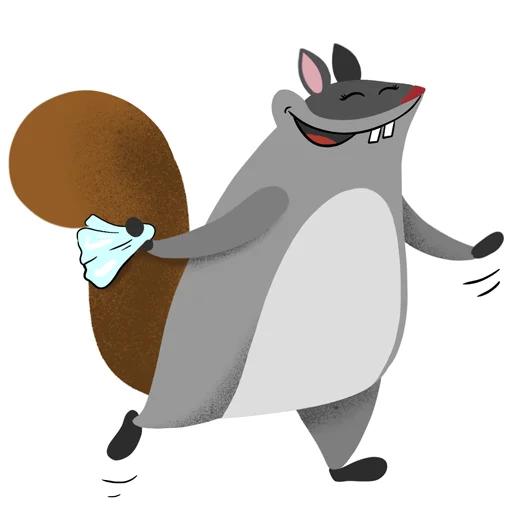 🏃 Стикер «Шерстобелк» для Telegram
