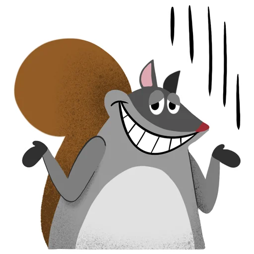 😅 Стикер «Шерстобелк» для Telegram