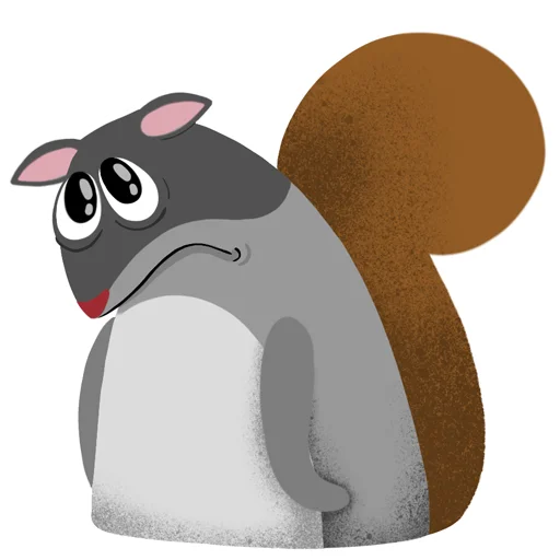 😥 Стикер «Шерстобелк» для Telegram