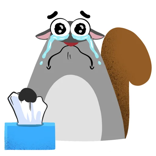 😭 Стикер «Шерстобелк» для Telegram