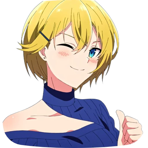 😉 Стикер «Haite Kudasai Takamine san» для Telegram