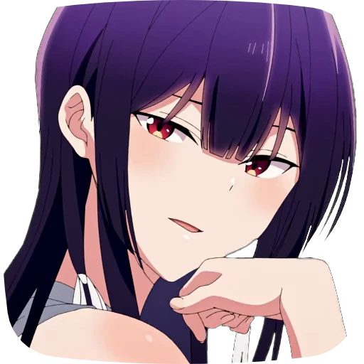 🤔 Стикер «Haite Kudasai Takamine san» для Telegram