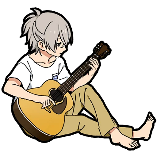 🎸 Стикер «Хаката кун» для Telegram
