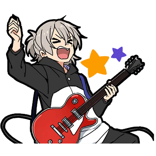 🎸 Стикер «Хаката кун» для Telegram