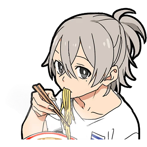 🍜 Стикер «Хаката кун» для Telegram