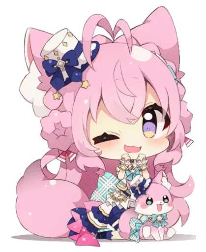 😍 Стикер «Hakui Koyori hololive» для Telegram