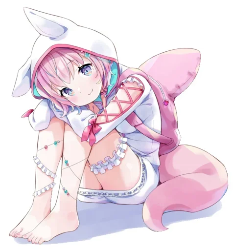 😍 Стикер «Hakui Koyori hololive» для Telegram