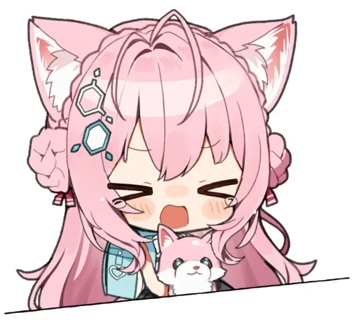 😍 Стикер «Hakui Koyori hololive» для Telegram