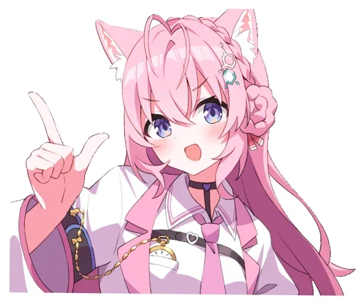 😍 Стикер «Hakui Koyori hololive» для Telegram